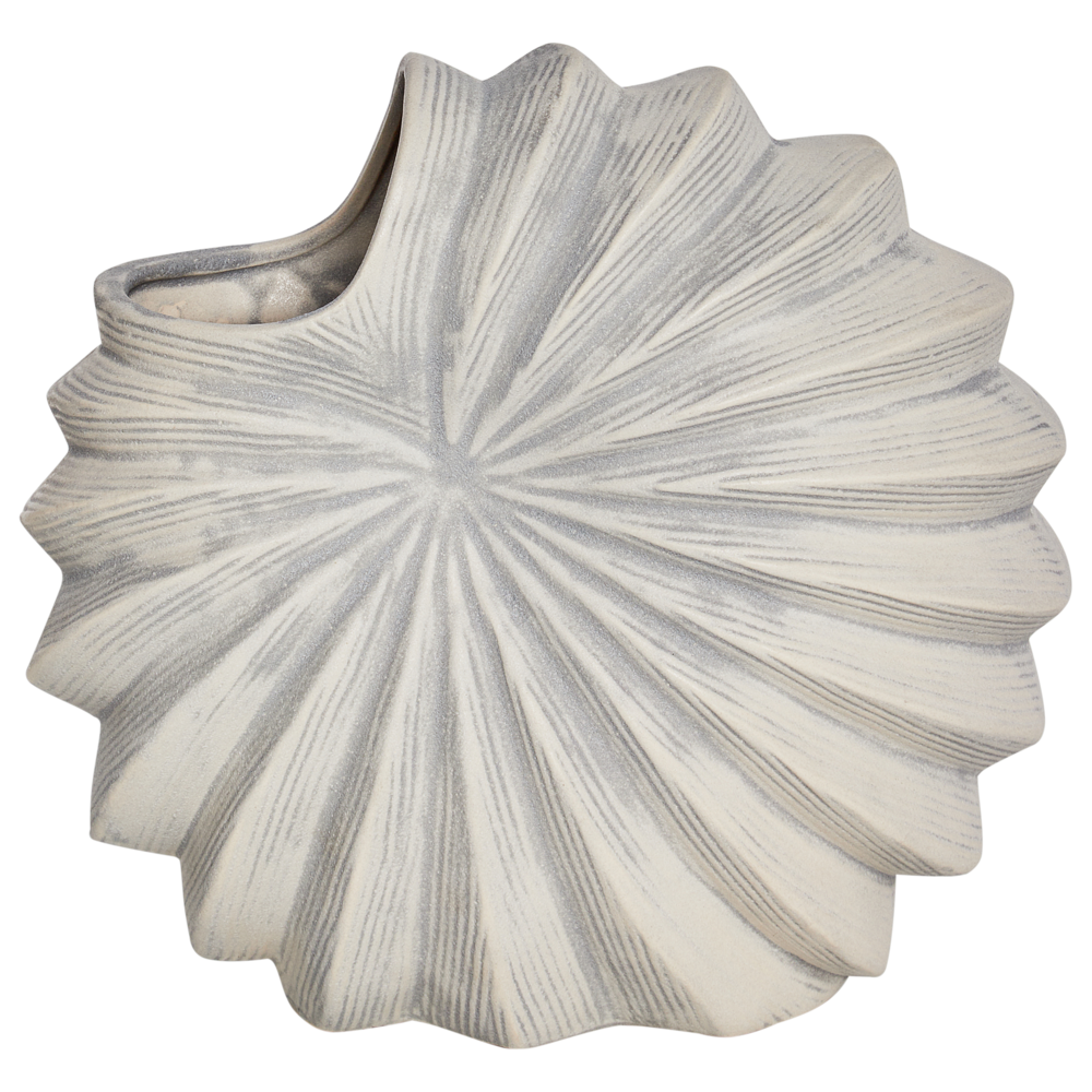 Vaso da fiori in gres bianco per la decorazione di ambienti interni con effetto invecchiato Design moderno Impermeabile