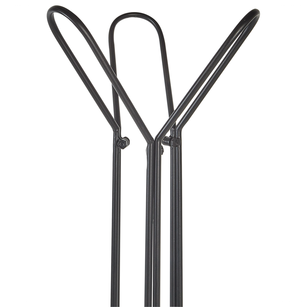Appendiabiti a stelo in ferro nero Hall Rack Giacche Rack