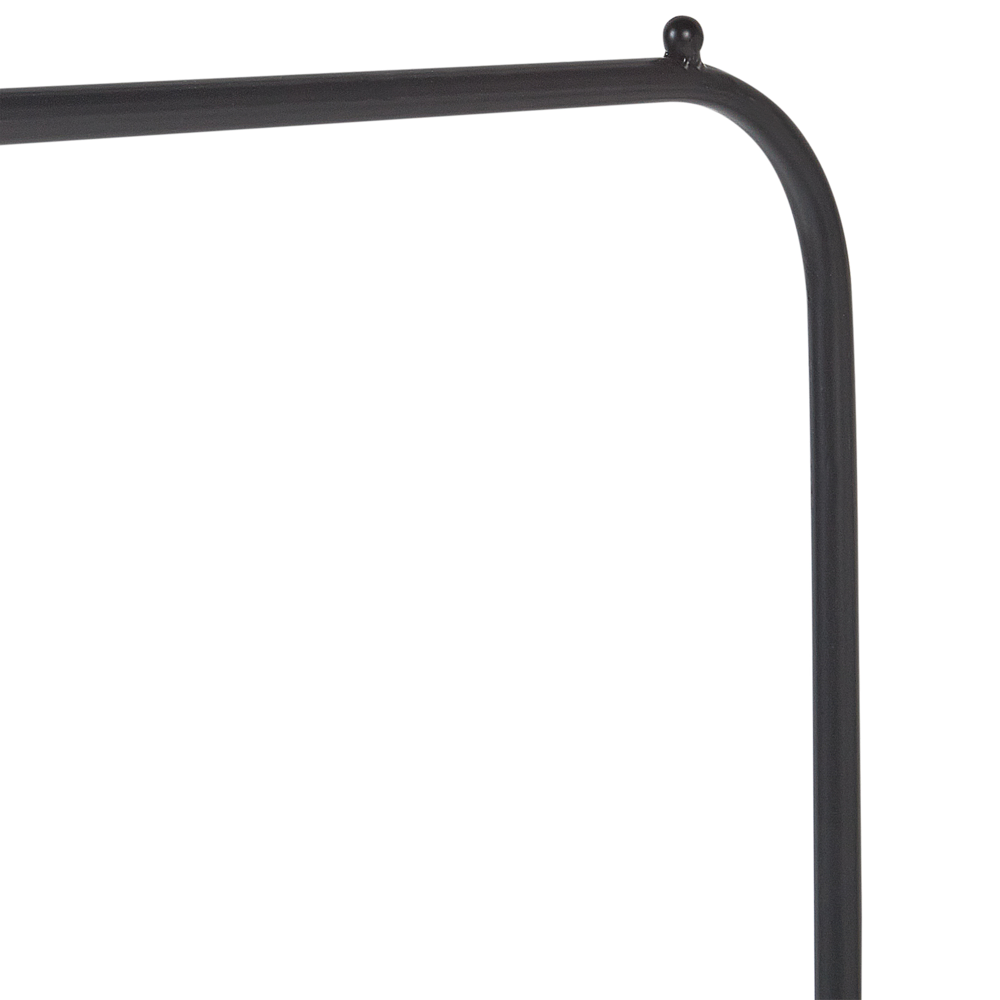 Appendiabiti in ferro nero in metallo da 171 cm