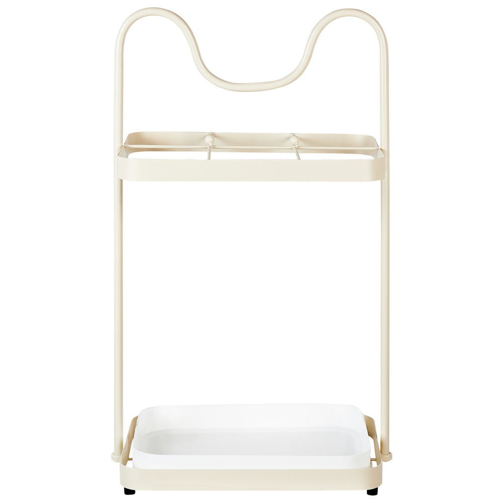 Portaombrelli in metallo e ferro Soggiorno Beige