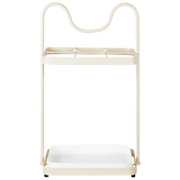 Portaombrelli in metallo e ferro Soggiorno Beige