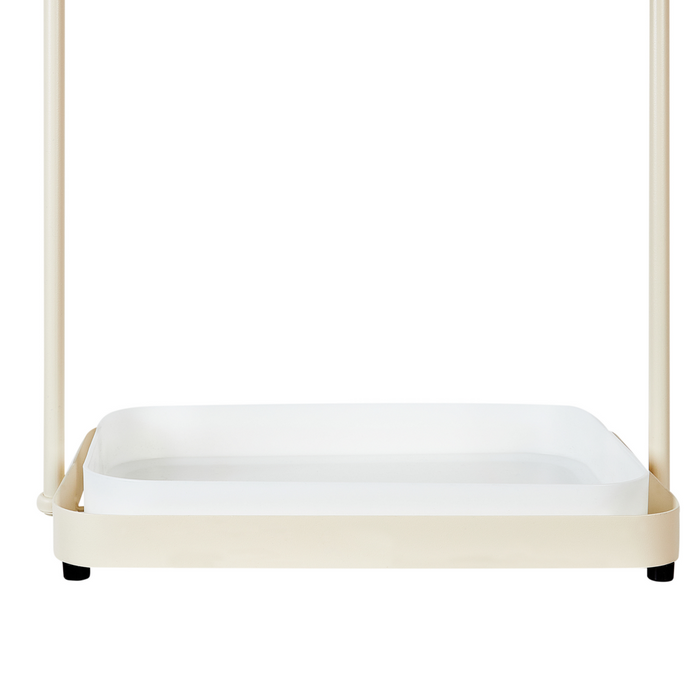 Portaombrelli in metallo e ferro Soggiorno Beige