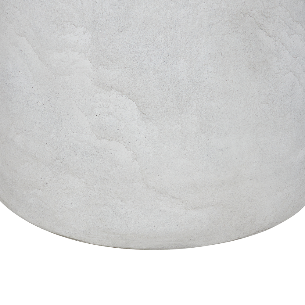 Vaso per piante in argilla grigio 51 x 51 x 50 cm per interni ed esterni resistente alle intemperie