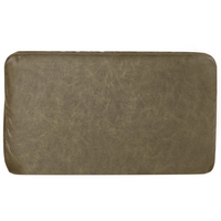 Chaise longue in ecopelle con inserti verde lato sinistro stile moderno tradizionale