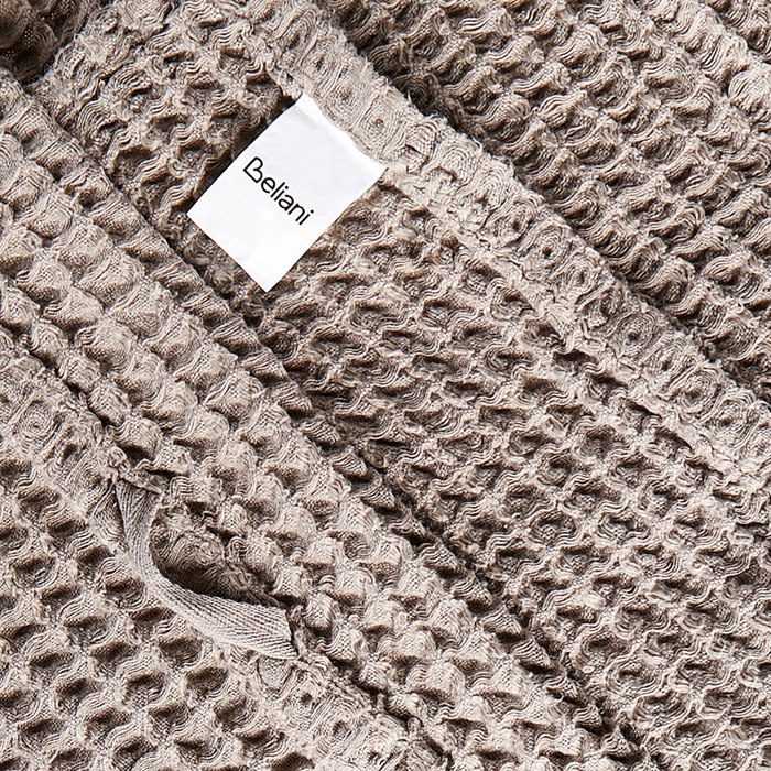 Set di 9 asciugamani da bagno e tappetino da bagno per ospiti in cotone tortora Zero Twist