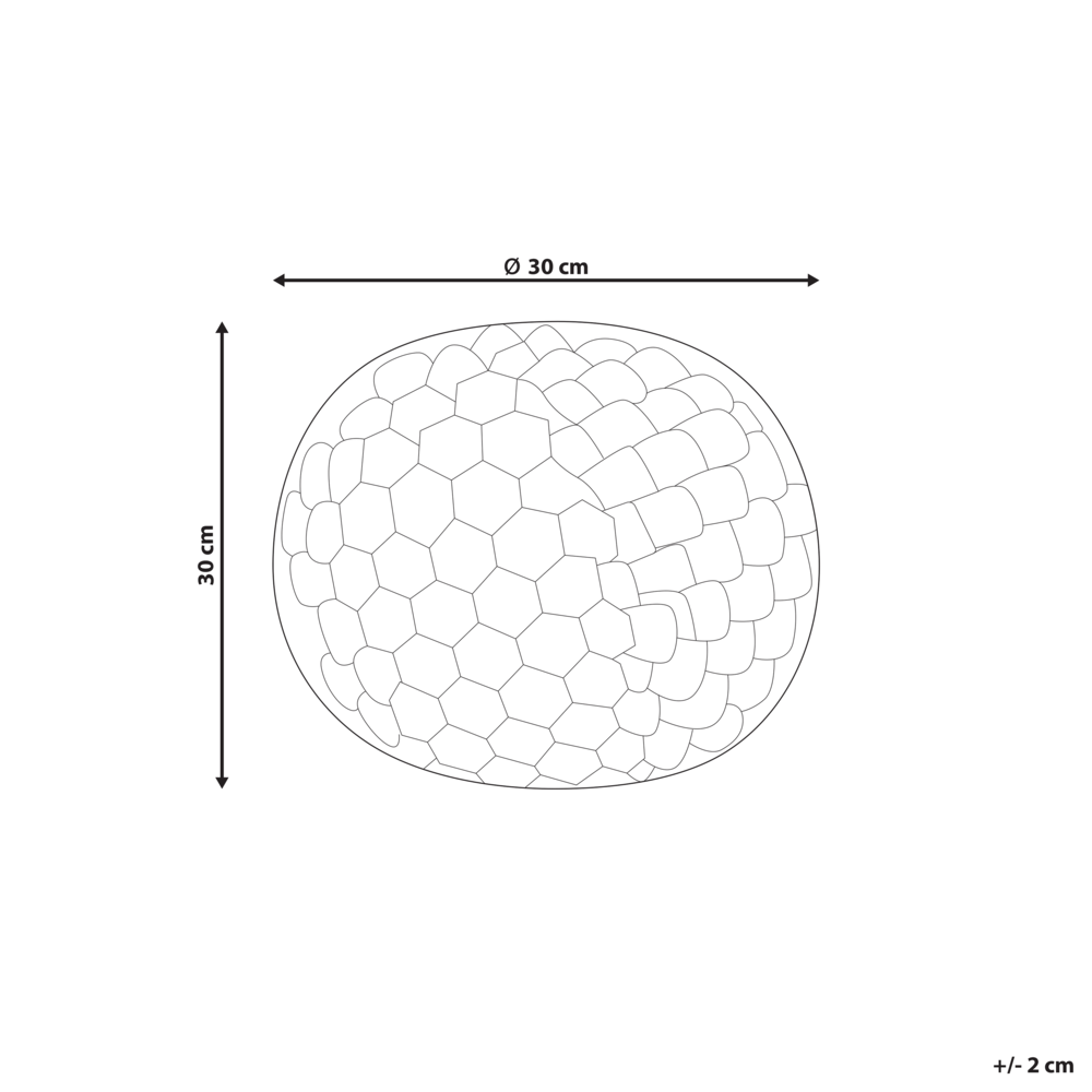 Cuscino decorativo a sfera rosa in pelliccia sintetica di lana 30 x 30 cm Boho Décor Accessori Camera da letto Soggiorno