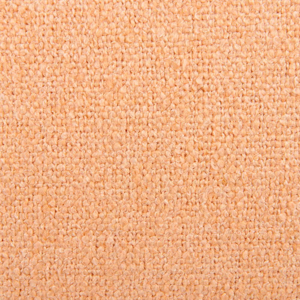 Pouf in cotone arancione imbottito con EPS di forma quadrata 50 x 50 cm poggiapiedi soggiorno accessorio per la casa