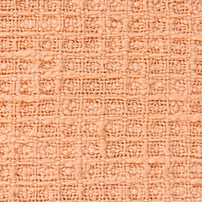 Set di 2 cuscini in cotone con nappe 40 x 60 cm arancione soggiorno elegante accogliente