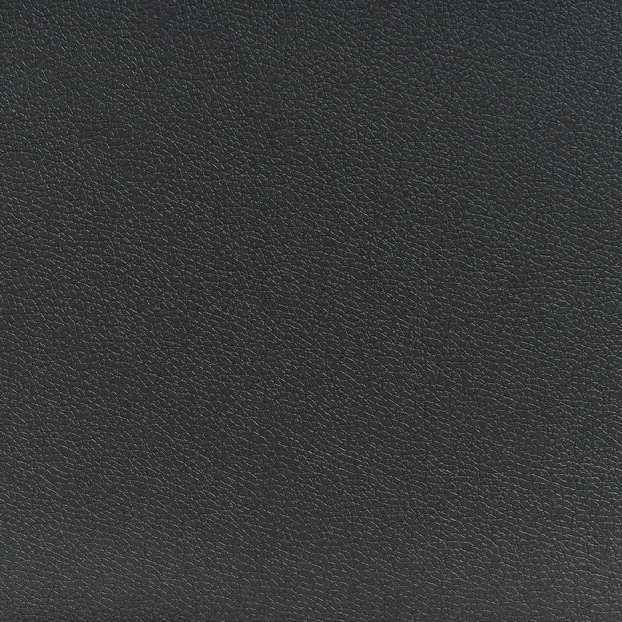 Pouf Poggiapiedi Rivestito Tessuto Nero Quadrato Minimalista Moderno