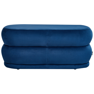 Panca decorativa in velluto blu scuro soggiorno camera da letto moderno