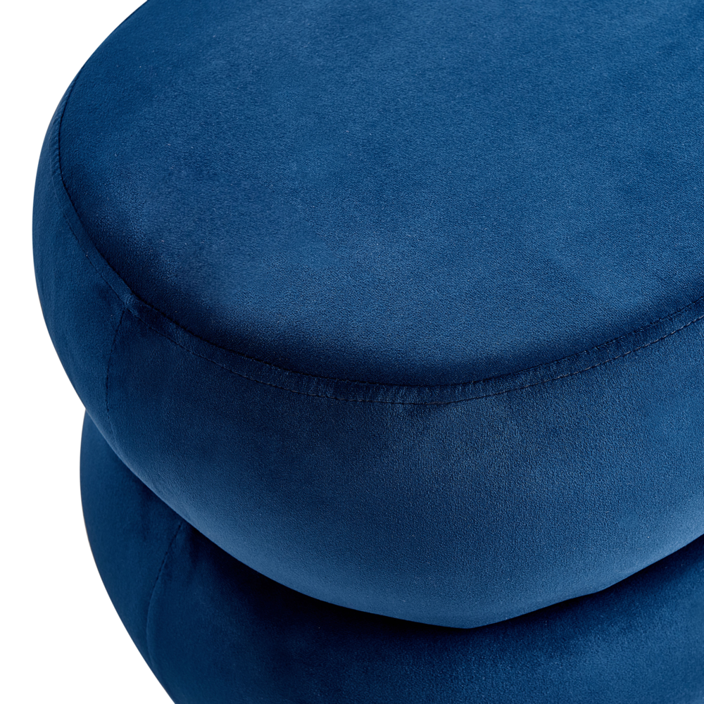 Panca decorativa in velluto blu scuro soggiorno camera da letto moderno