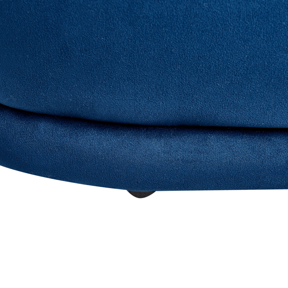 Panca decorativa in velluto blu scuro soggiorno camera da letto moderno