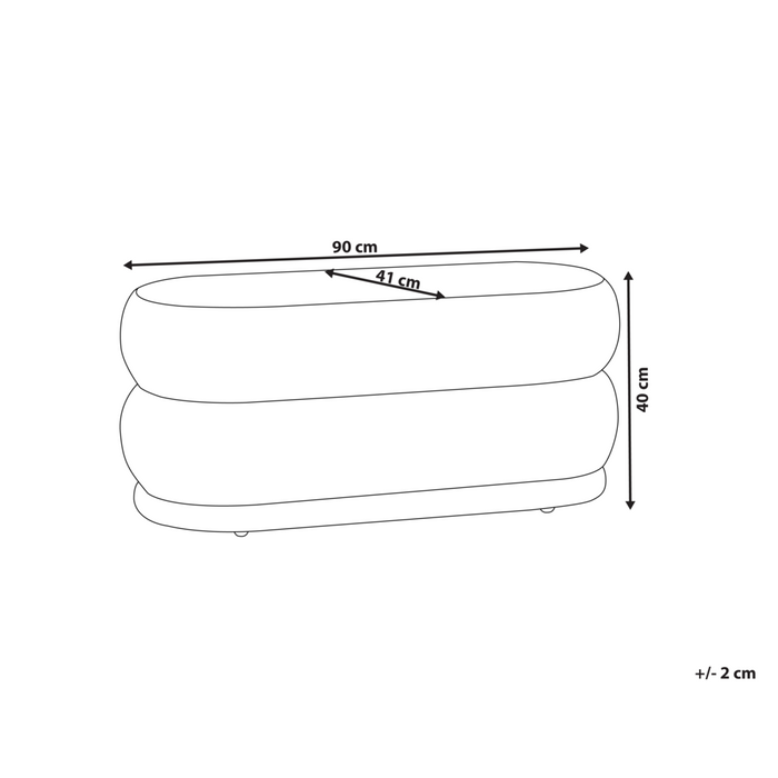 Panca decorativa in velluto arancione soggiorno camera da letto moderno