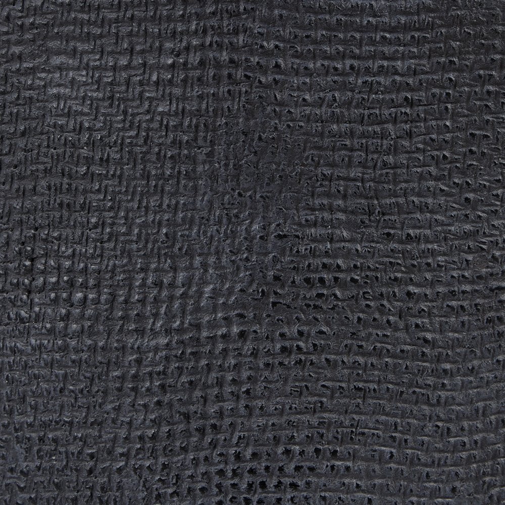 Vaso per piante Grigio grafite Magnesio Base rotonda in legno massiccio Vaso alto per piante