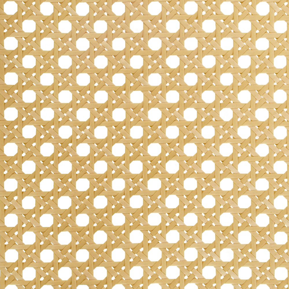 Tavolo consolle con piano in vetro  1 ripiano con intreccio viennese legno chiaro stile moderno