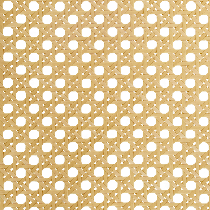 Tavolo consolle con piano in vetro  1 ripiano con intreccio viennese legno chiaro stile moderno