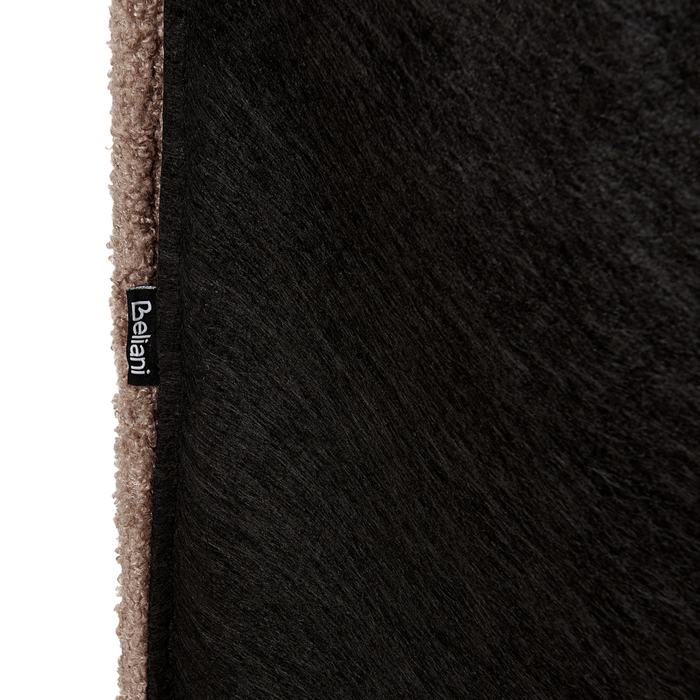 Letto matrimoniale in bouclé con struttura a doghe 180 x 200 cm stile classico camera da letto