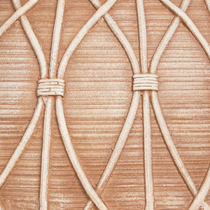 Vaso di fiori marrone chiaro per esterni e interni Boho