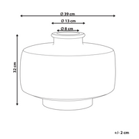 Vaso di fiori beige e grigio per esterni e interni Tradizionale Boho