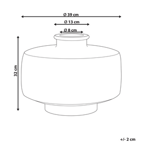 Vaso di fiori beige e grigio per esterni e interni Tradizionale Boho