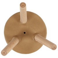 Supporto per piante Marrone chiaro Magnesio Base rotonda in legno massiccio Vaso per piante alte