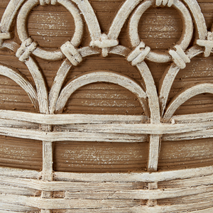 Supporto per piante Marrone chiaro Magnesio Base rotonda in legno massiccio Vaso per piante alte