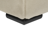 Letto ad acqua in tessuto poliestere Beige Chiaro imbottito 180 x 200 cm EU King Size Design classico tradizionale