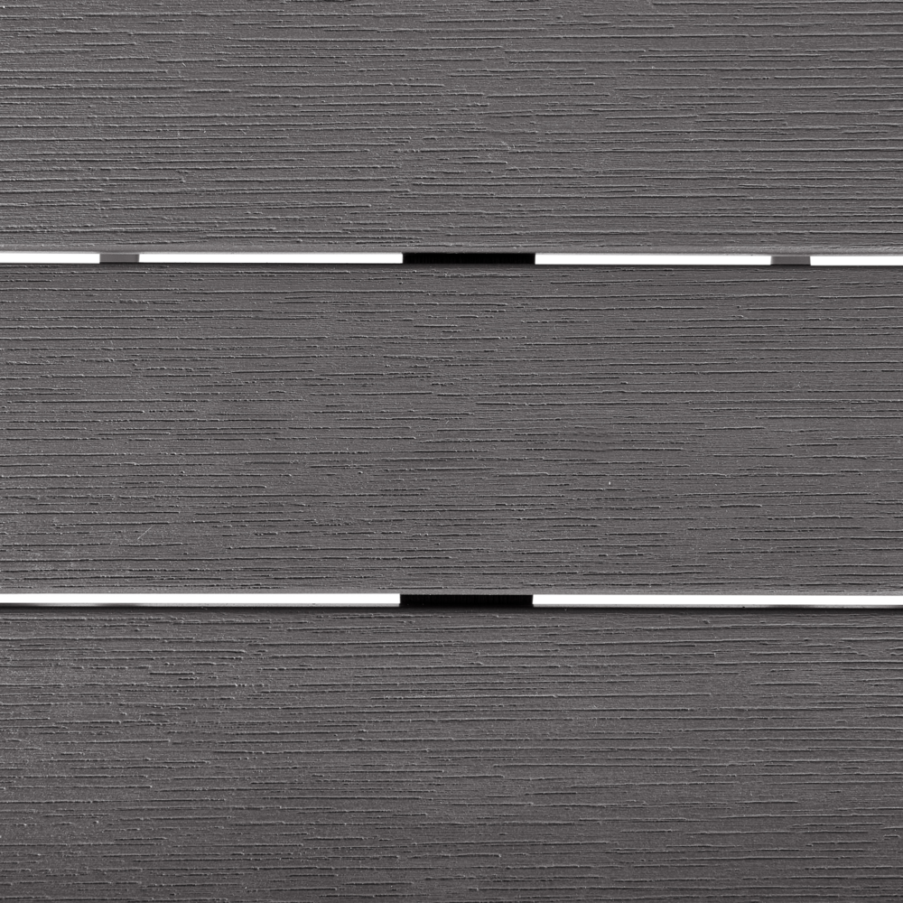 Tavolo da bar da giardino Grigio scuro in materiale sintetico 60 x 60 cm Industriale Tradizionale da giardino all'aperto per il patio