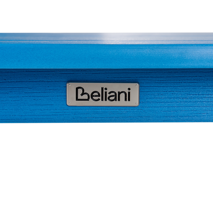 Tavolo da bar da giardino Blu in materiale sintetico 60 x 60 cm Industriale Tradizionale da giardino all'aperto per il patio