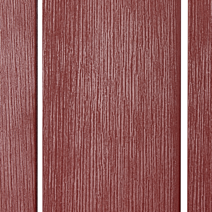 Sedia da giardino in plastica rosso in legno resistente agli agenti atmosferici in stile moderno