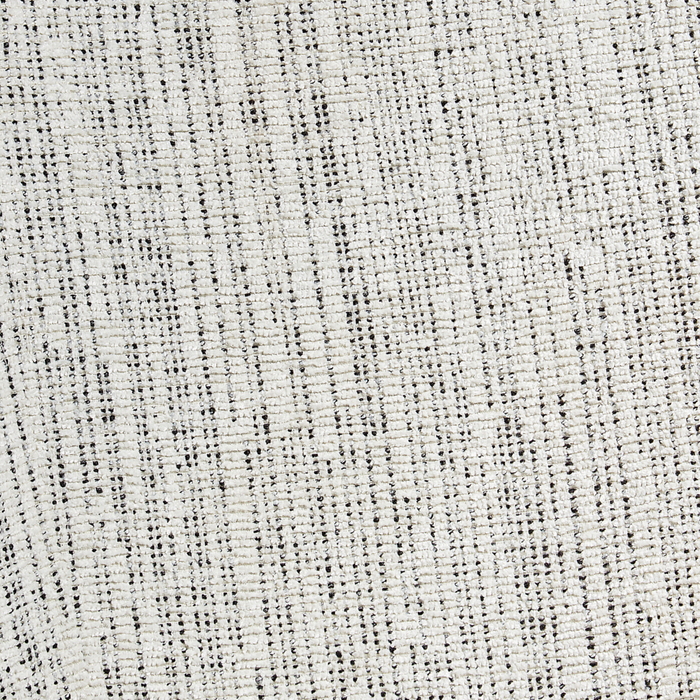 Set di 2 Sedie da Pranzo in Tessuto bianco e nero eleganti design moderno