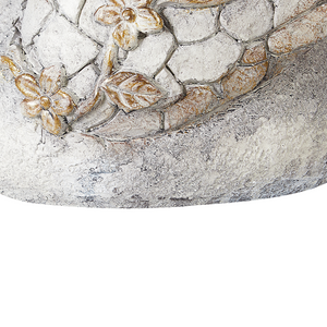 Statuetta decorativa Bianco MgO 40 cm Cigno Decorazione per interni esterni Soggiorno