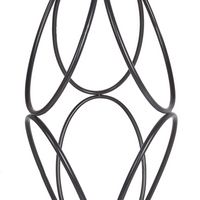 Appendiabiti in metallo nero da 160 cm, appendiabiti autoportante, industriale e moderno, pezzo d'arredamento per corridoio.