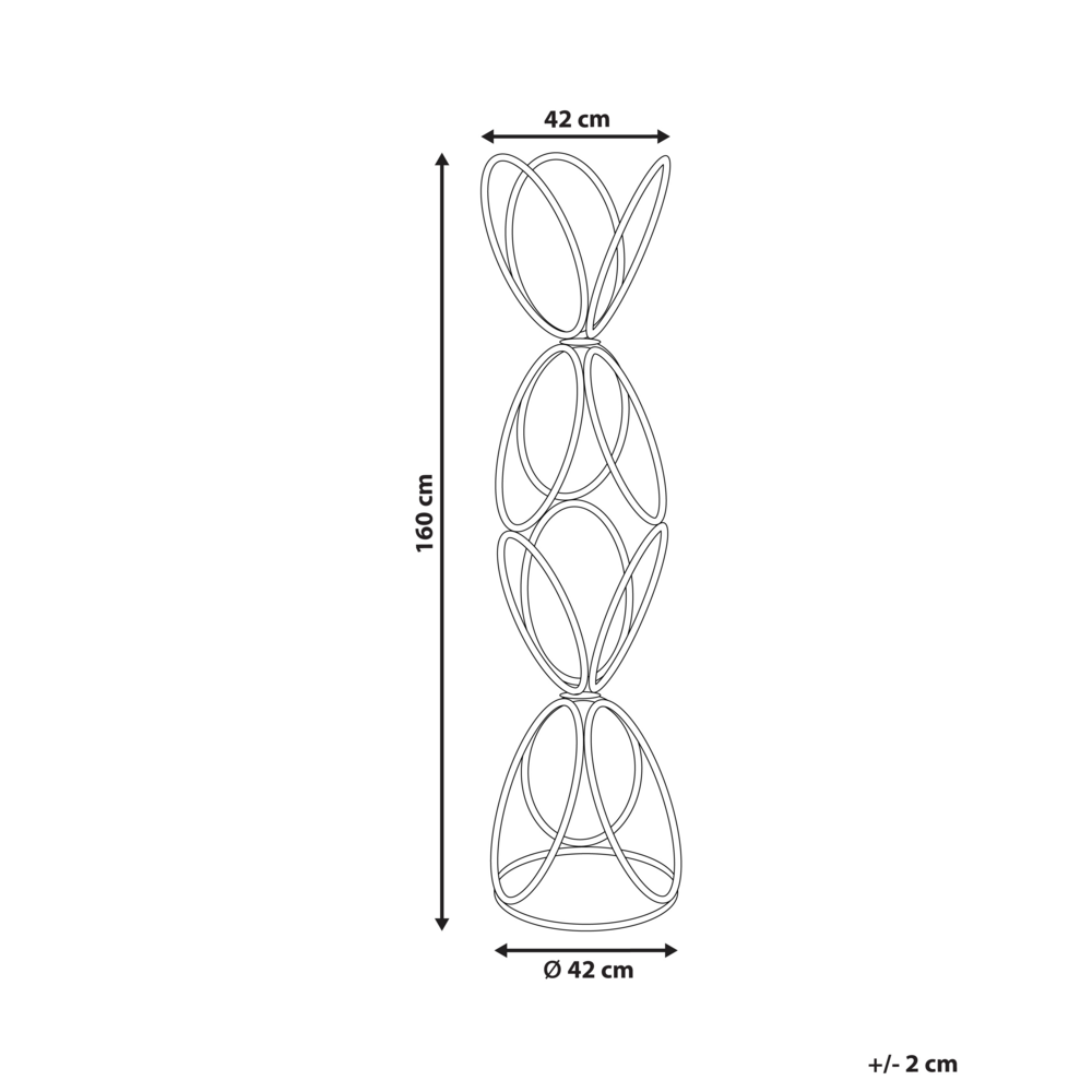 Appendiabiti in metallo nero da 160 cm, appendiabiti autoportante, industriale e moderno, pezzo d'arredamento per corridoio.