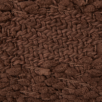 Coperta di cotone intrecciata con nappe marrone 220 x 240 cm verde morbida classica