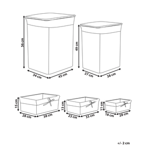 Cestino portaoggetti in bambù bianco con coperchio Cestino per biancheria Accessori pratici lavanderia bucato