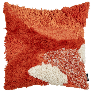 Set di 2 cuscini trapuntati in tessuto arancione 45 x 45 cm cuscini decorativi