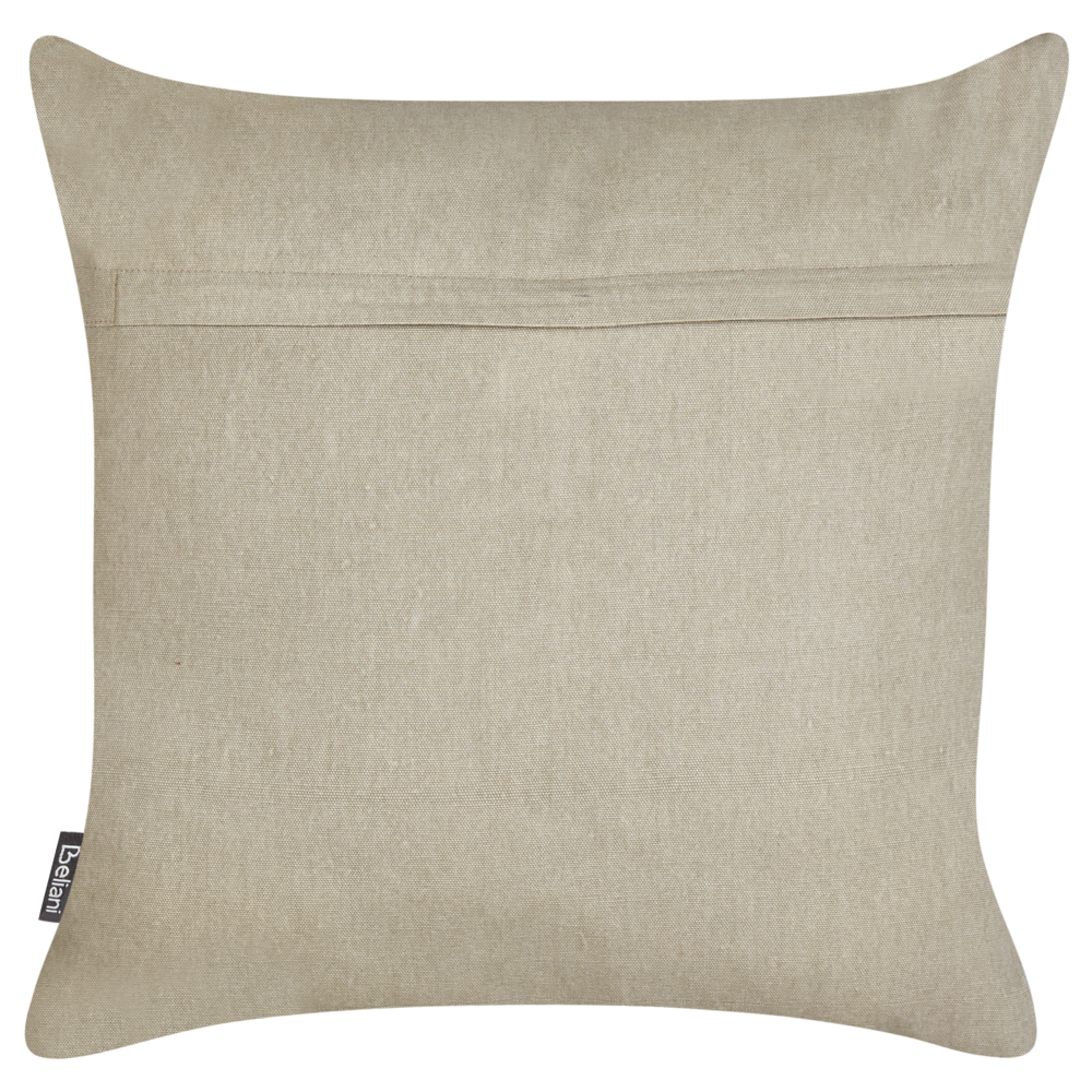 Set di 2 cuscini decorativi in cotone tortora 35 x 50 cm stile moderno soggiorno