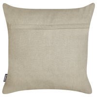 Set di 2 cuscini decorativi in cotone tortora 35 x 50 cm stile moderno soggiorno