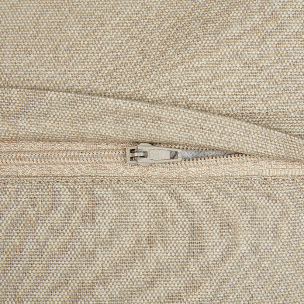 Set di 2 cuscini decorativi in cotone tortora 35 x 50 cm stile moderno soggiorno