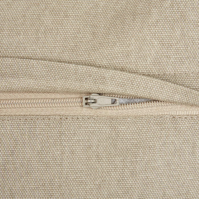 Set di 2 cuscini decorativi in cotone tortora 35 x 50 cm stile moderno soggiorno