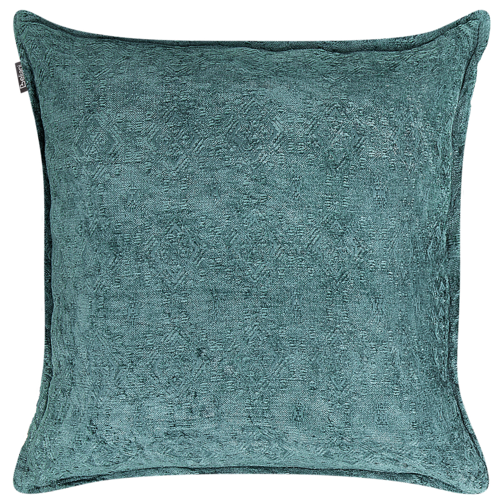 Set di 2 cuscini decorativi quadrati blu 50 x 50 cm stile classico