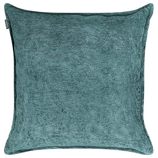 Set di 2 cuscini decorativi quadrati blu 50 x 50 cm stile classico