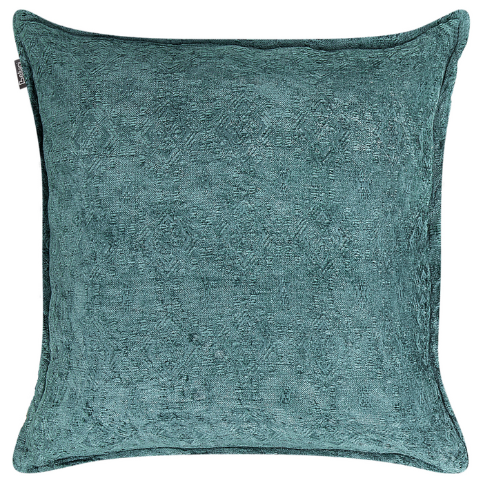 Set di 2 cuscini decorativi quadrati blu 50 x 50 cm stile classico