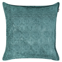 Set di 2 cuscini decorativi quadrati blu 50 x 50 cm stile classico