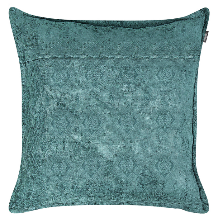 Set di 2 cuscini decorativi quadrati blu 50 x 50 cm stile classico