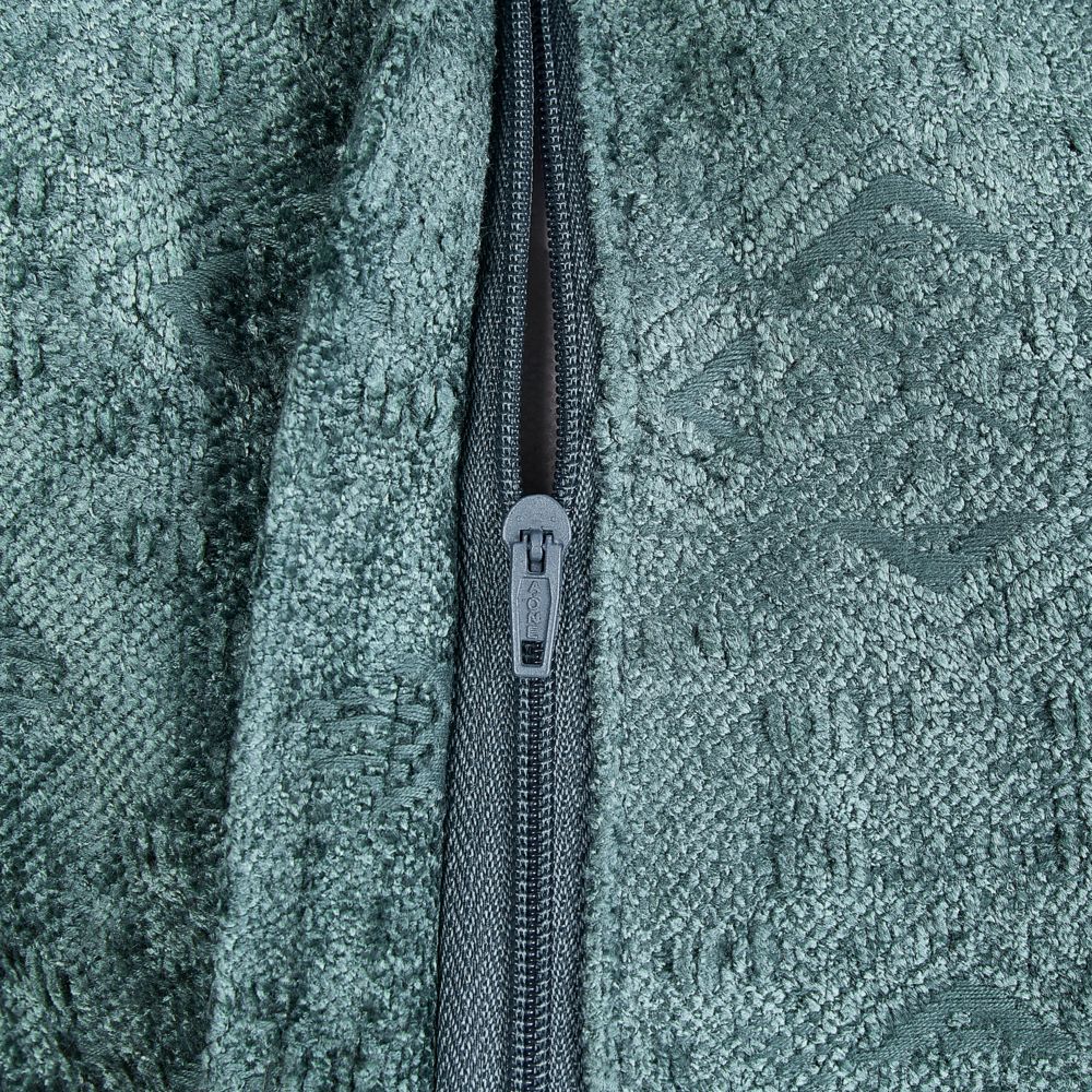 Set di 2 cuscini decorativi quadrati blu 50 x 50 cm stile classico