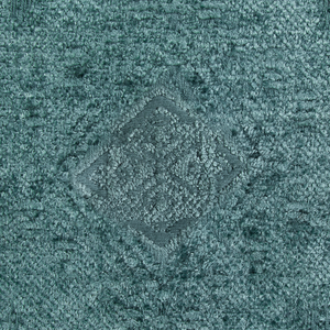 Set di 2 cuscini decorativi quadrati blu 50 x 50 cm stile classico