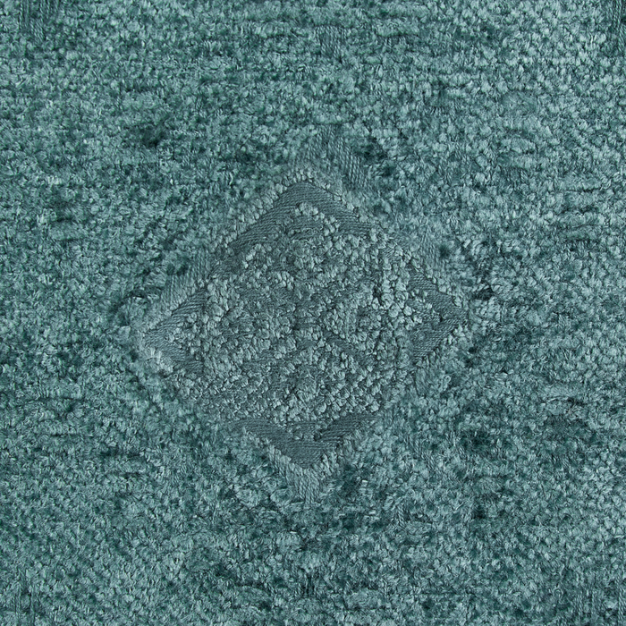 Set di 2 cuscini decorativi quadrati blu 50 x 50 cm stile classico