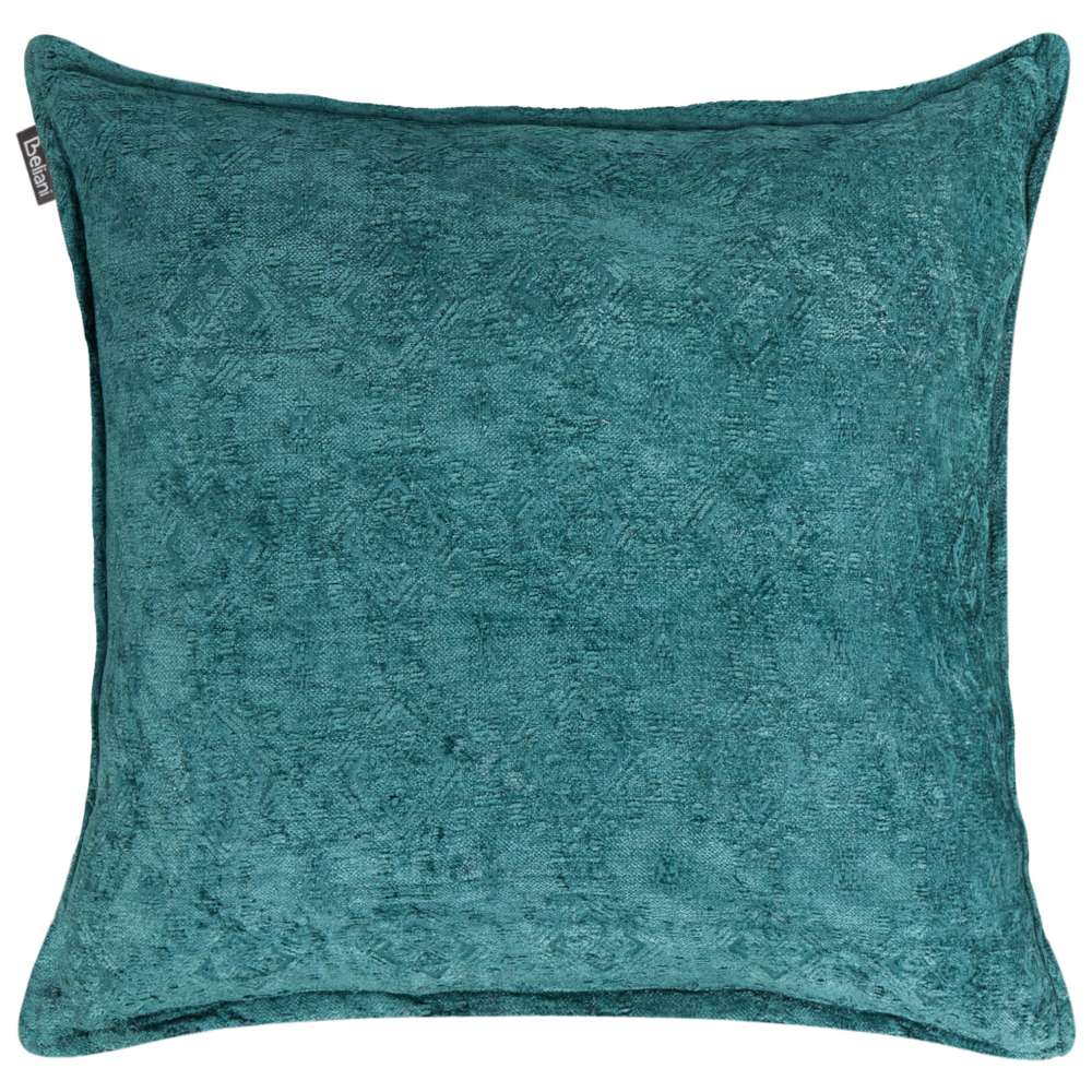 Set di 2 cuscini decorativi quadrati verde acqua 50 x 50 cm stile classico